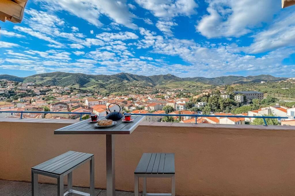 Attique A Banyuls - Vue Mer Et Montagne 外观 照片